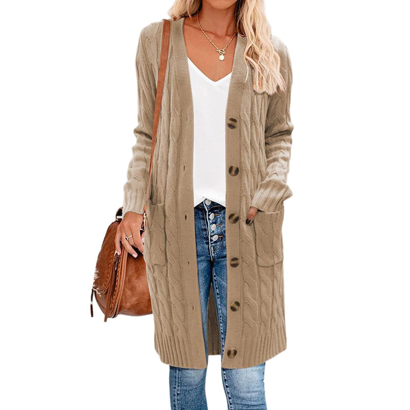 Damen Strick-Cardigan mit Taschen – Noelle