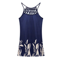 Trendiges Sommer-Tunikakleid mit Ethno-Print & Spaghettiträgern – Kiara