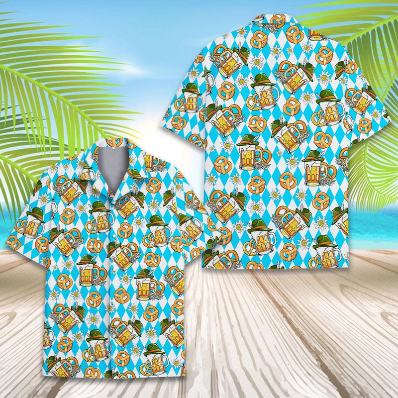 Herren Hemd mit Oktoberfest Print – BayernHemd Oktoberfest 2025