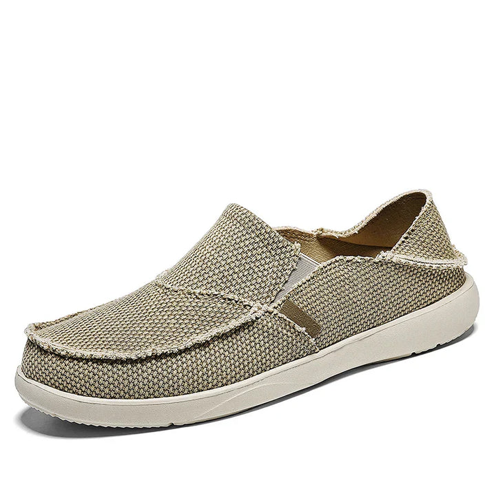 Leichte Canvas-Slipper für Herren | Atmungsaktive Herbst-Espadrilles - Niko