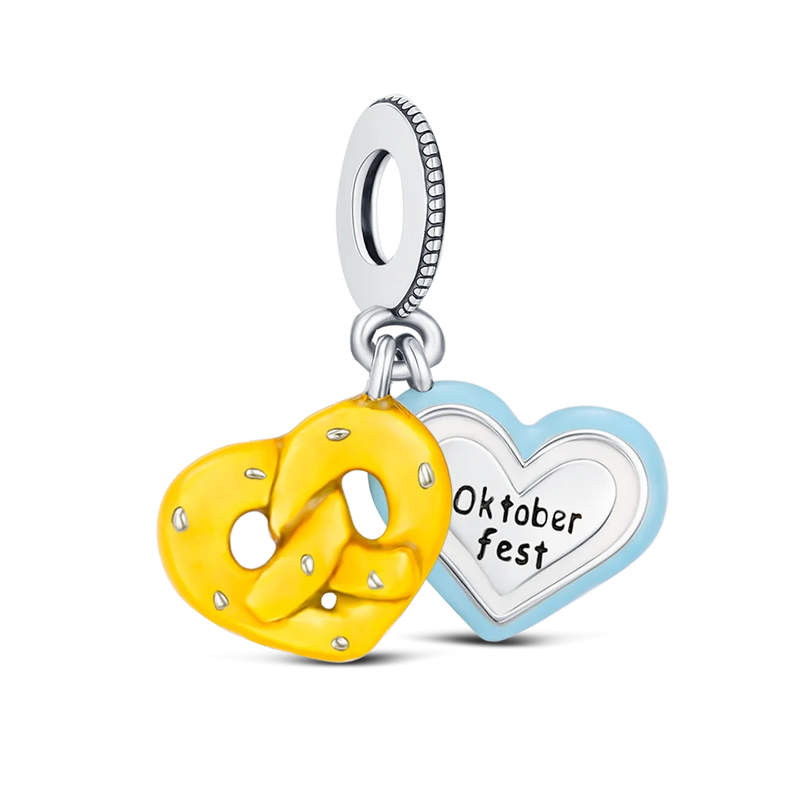 Silberne Armbandanhänger – HerzGlanz Oktoberfest 2025