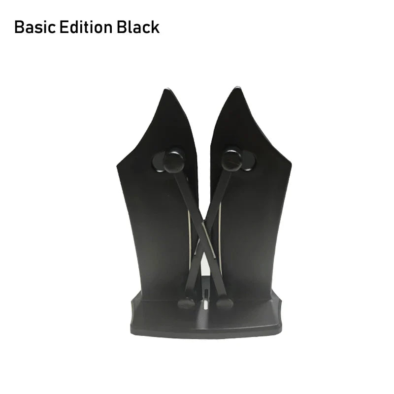 Schwarzer Messerblock, Basic Edition, platzsparend, modern, Küchenzubehör, Messerhalter.