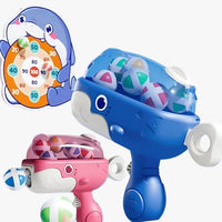 KlebeBall-Set Walfisch – Sicherer Schießspaß für Kinder drinnen & draußen