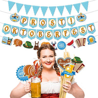 Papier-Wimpelgirlande im Oktoberfest-Design – WimpelFreude Oktoberfest 2025