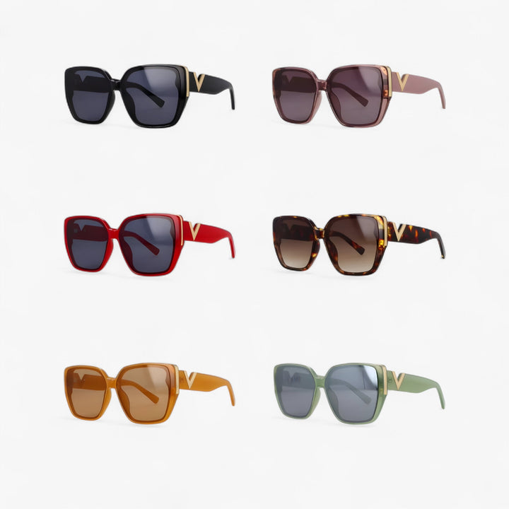 V-förmige Verspiegelte Sonnenbrille – Kryos