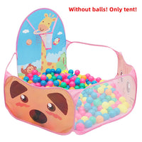 Faltbares Ballspielzelt mit Korb – Sicheres Indoor-Outdoor Spielzimmer