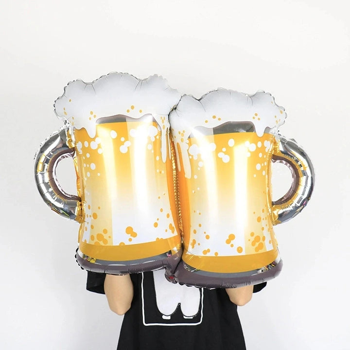 Ballon-Set im Bierkrug-Design (16-teilig) – ProstBallon Oktoberfest 2025