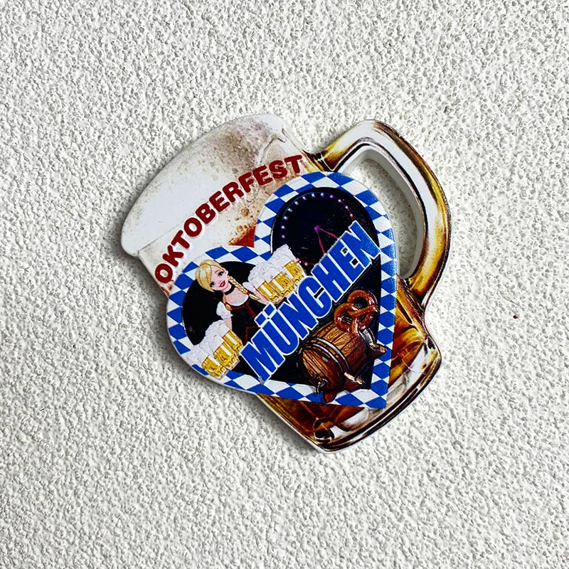 Kühlschrankmagnet „München 3D“ – BayernMagnet (1+1 Gratis) Oktoberfest 2025