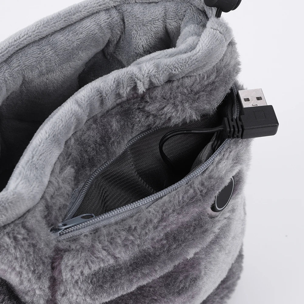 Elektrische USB-Pantoffeln mit Plüschfutter – WarmFeet