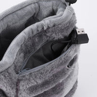 Elektrische USB-Pantoffeln mit Plüschfutter – WarmFeet