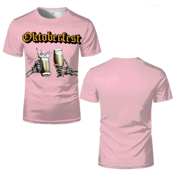 T-Shirt mit Skelett-Motiv – ProstGeist Oktoberfest 2025