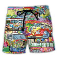 Herren Schwimmshorts mit Graffiti-Print – NovaBay