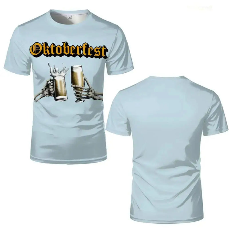 T-Shirt mit Skelett-Motiv – ProstGeist Oktoberfest 2025
