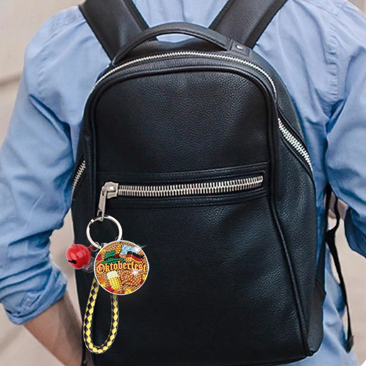 DIY Diamond Painting Schlüsselanhänger – GlitzerHerz Oktoberfest 2025