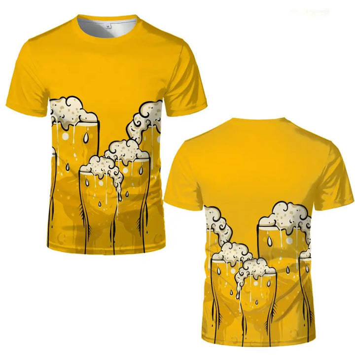 T-Shirt im Bier-Design – SchaumShirt Oktoberfest 2025