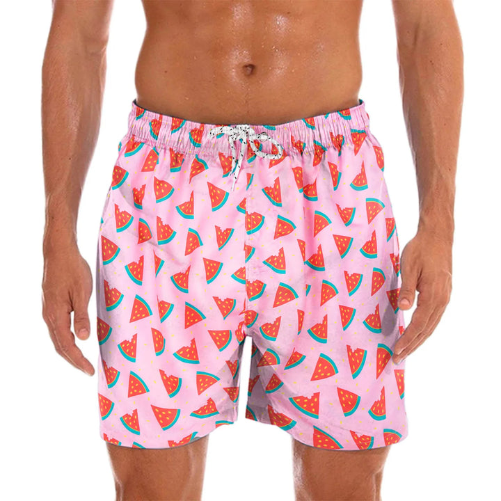 Herren Schwimmshort mit Fröhlichem Print – Milo