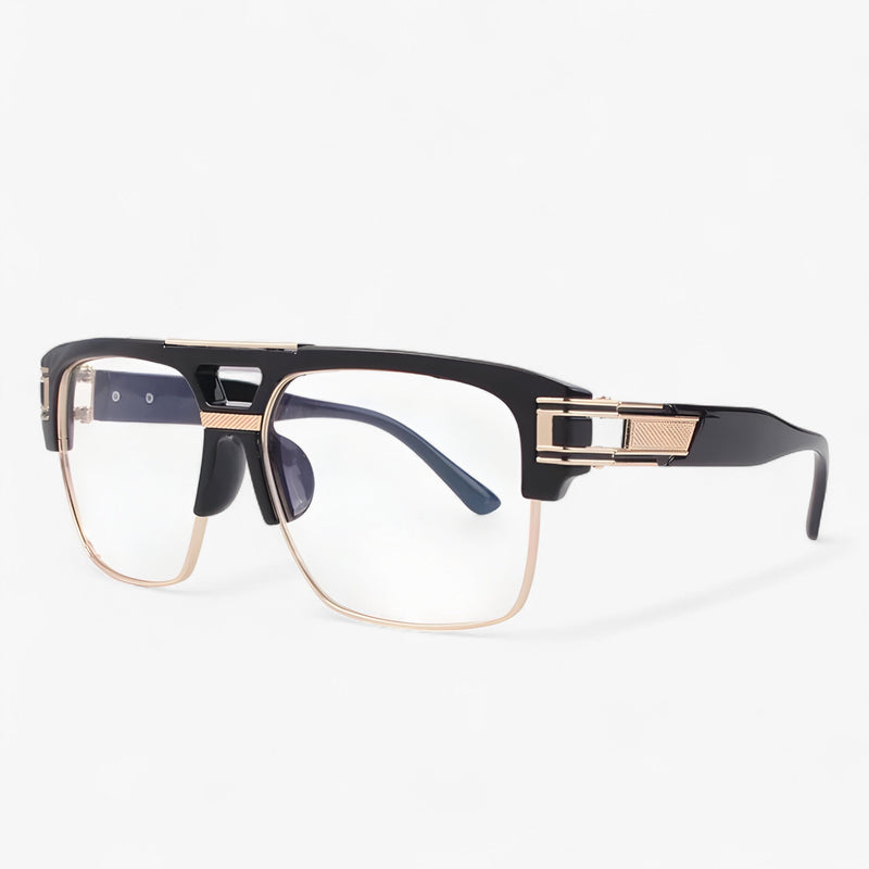 Verspiegelte Retro Designer-Sonnenbrille – Calvero