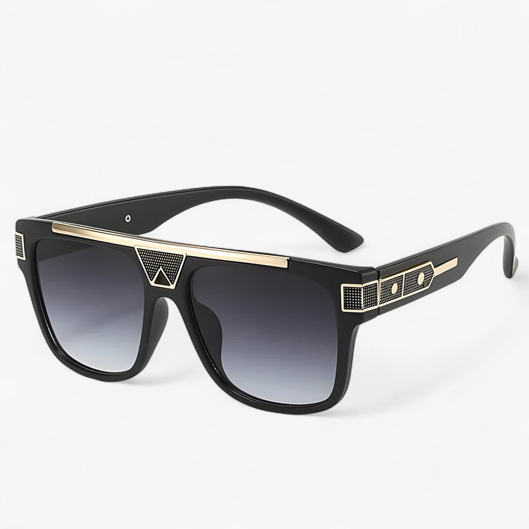 Vintage Piloten-Sonnenbrille mit Spiegelgläsern – Aerion