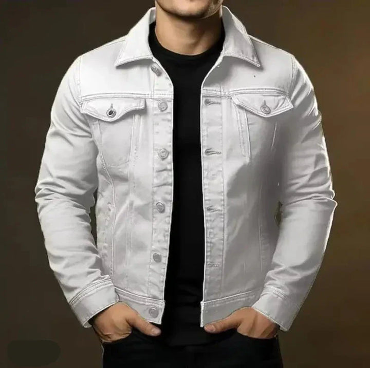 Robuste & Zeitlose Herren Jeansjacke aus 100 % Baumwolle – Noah Herbstedition