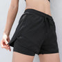 Atmungsaktiv & Schnell trocknend High-Waist Fitnessshorts Damen – Mira