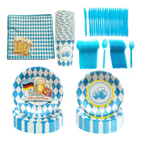 Einweg-Partygeschirr Set im Oktoberfest-Design – ProstPaket Oktoberfest 2025