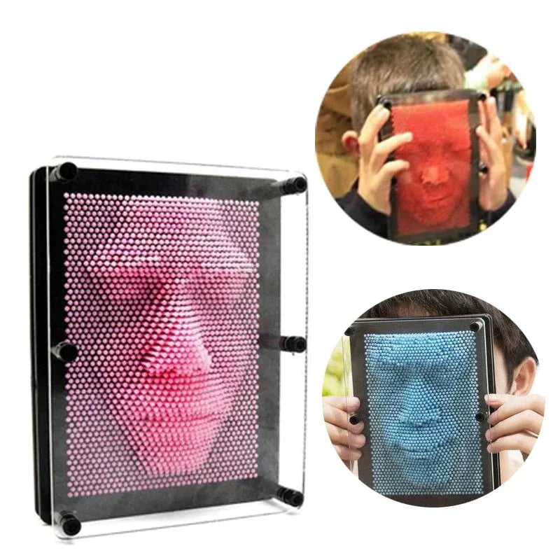 3D-Pin-Kunstspiel für Kinder & Erwachsene – Kreativer Fingerdruckspaß