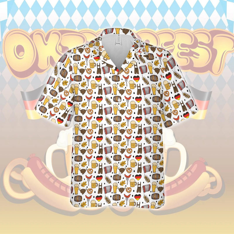 Herren Hemd mit Oktoberfest Print – BayernHemd Oktoberfest 2025