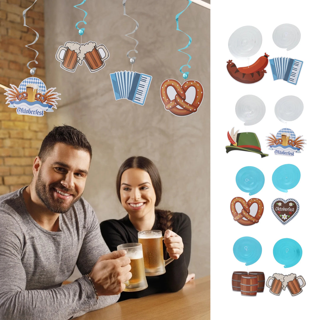 Hängedekorationen Set – FestWirbel Oktoberfest 2025 (1+1 Gratis)