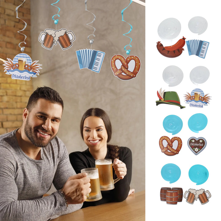 Hängedekorationen Set – FestWirbel Oktoberfest 2025 (1+1 Gratis)