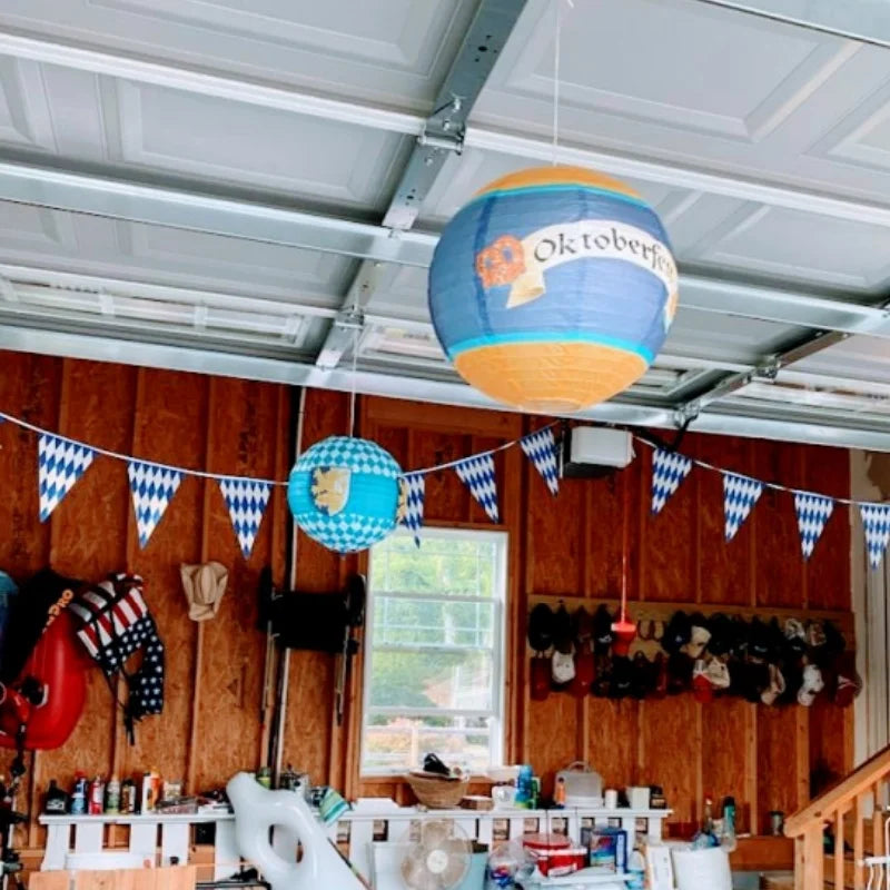 Papier-Lampionen Set im Oktoberfest-Design (3-teilig) – LichtFreude Oktoberfest 2025