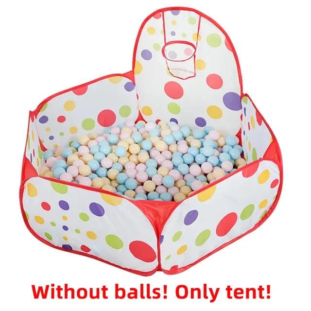 Faltbares Ballspielzelt mit Korb – Sicheres Indoor-Outdoor Spielzimmer
