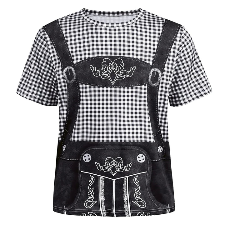 T-Shirt im Lederhosen-Look – WiesnShirt Oktoberfest 2025