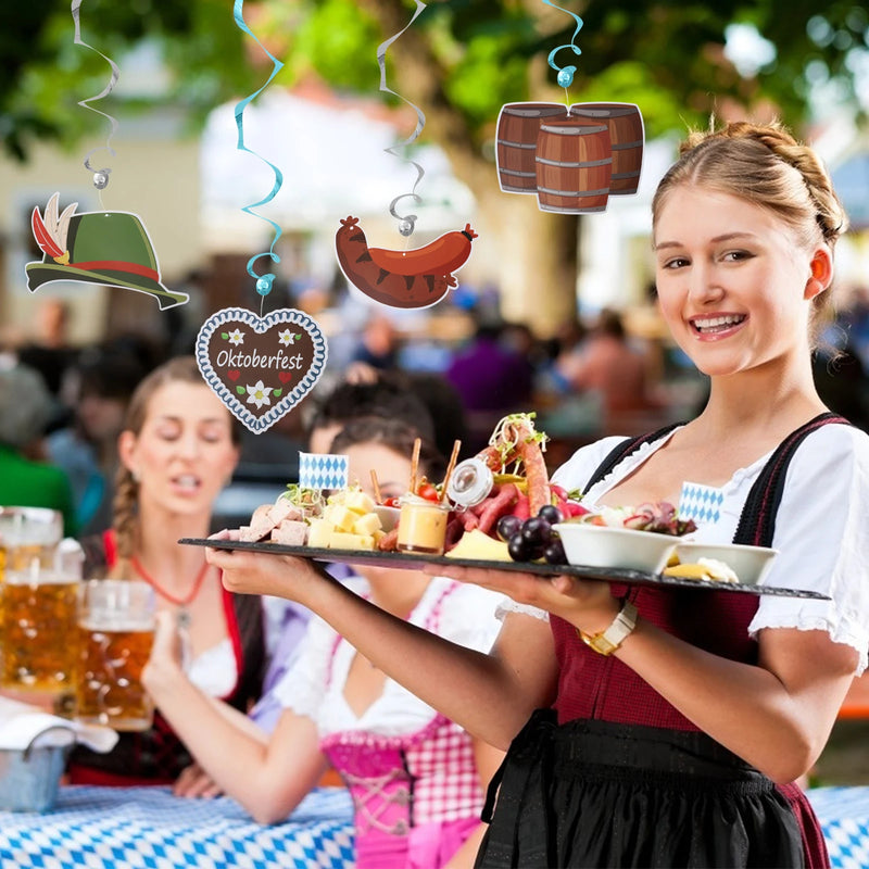 Hängedekorationen Set – FestWirbel Oktoberfest 2025 (1+1 Gratis)