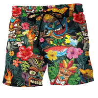 Herren Schwimmshorts mit Graffiti-Print – NovaBay