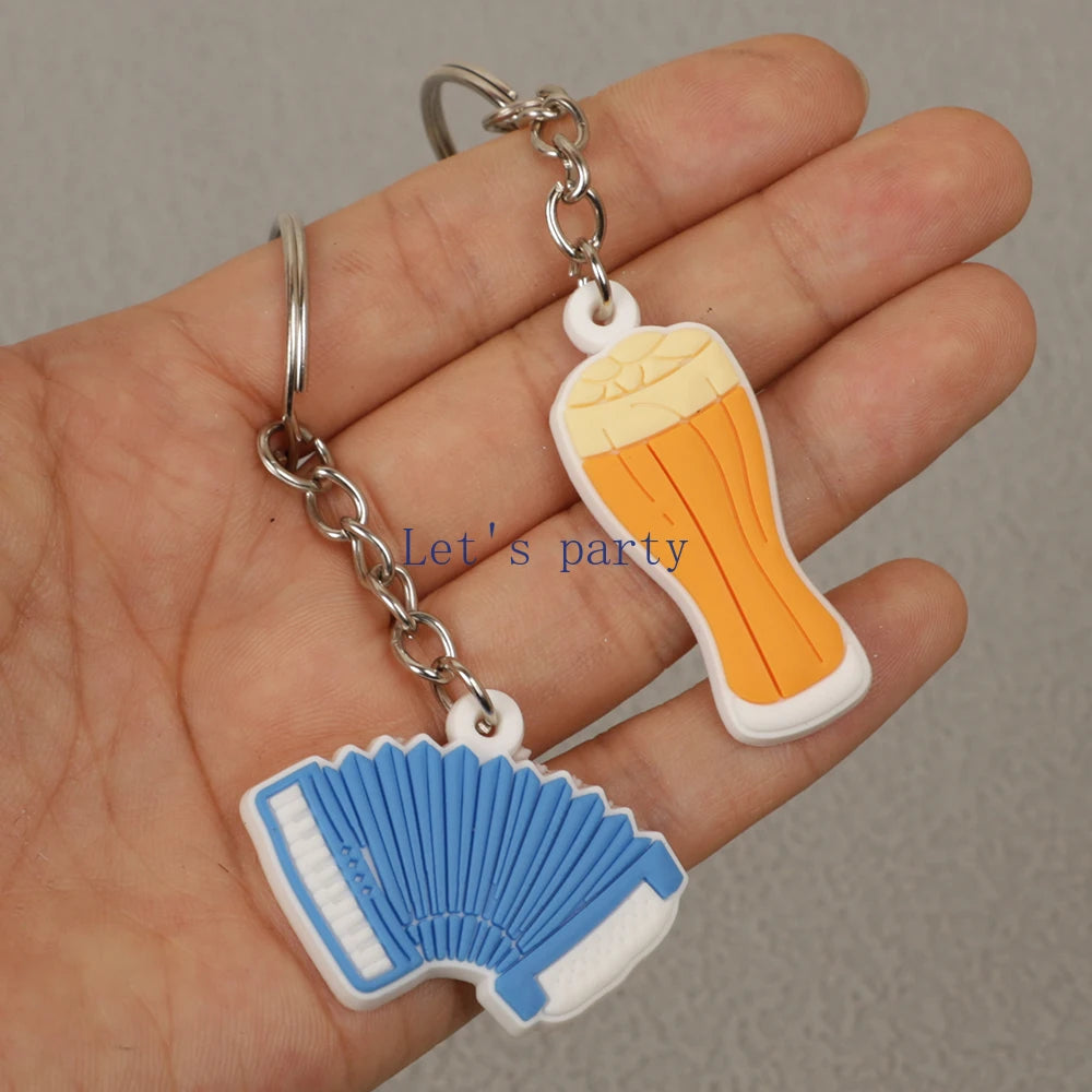 Schlüsselanhänger Set „Oktoberfest“ (8 Motive, 1+1 Gratis) – WiesnGlück Oktoberfest 2025