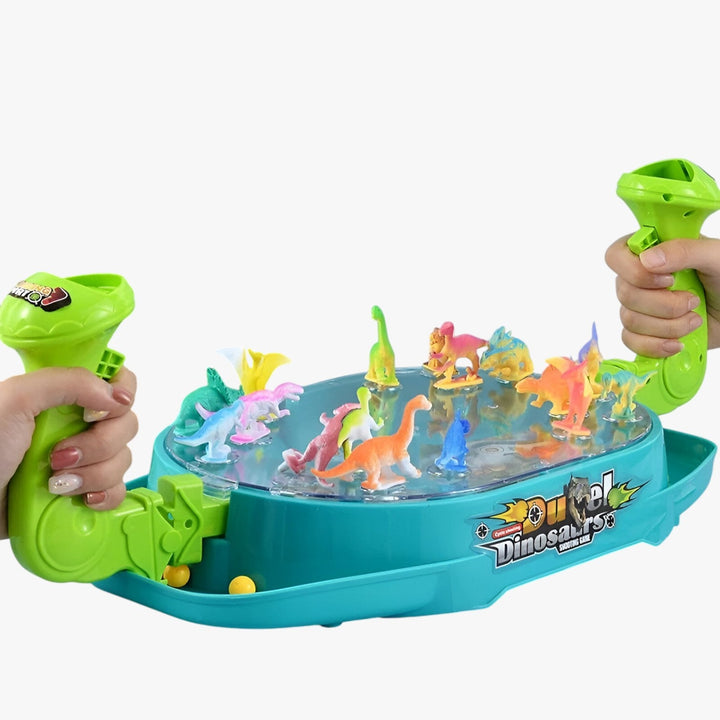 Katapultspaß DinoShot – Geschicklichkeitsspiel für Zwei mit Lernfaktor