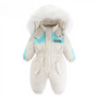 Baby-Winteroverall mit Kapuze, wasserdicht und warm gefüttert – Mila Winterzauber Edition