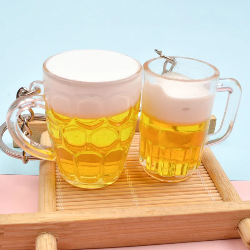 Bierglas Schlüsselanhänger Set – ProstGlück Oktoberfest 2025 (4er-Set)