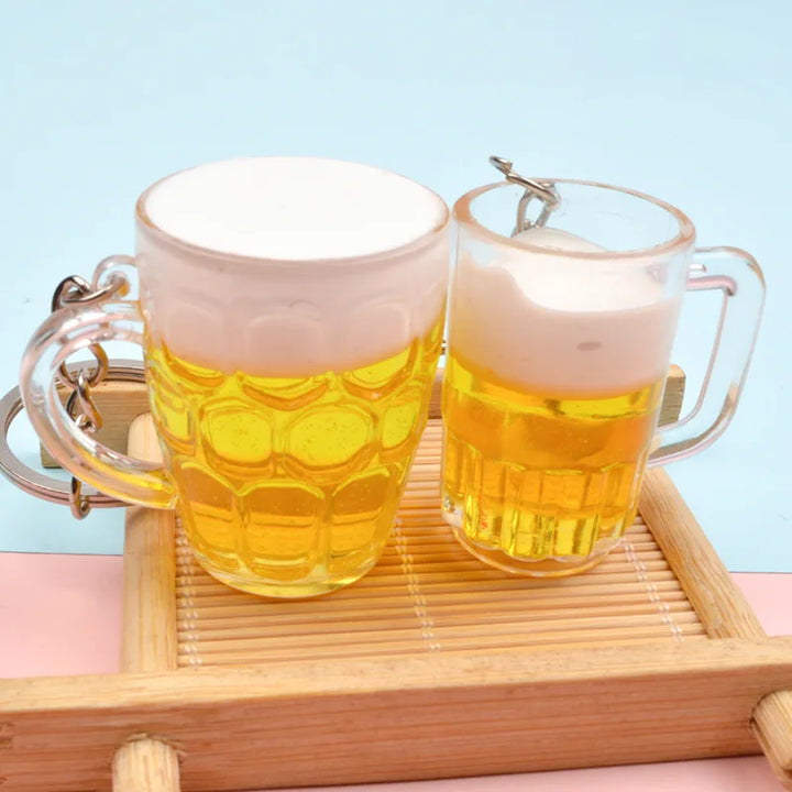 Bierglas Schlüsselanhänger Set – ProstGlück Oktoberfest 2025 (4er-Set)