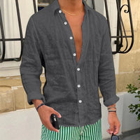 Atmungsaktiv & Locker Geschnittenes Sommerhemd für Herren – Taro