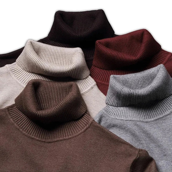 Weicher & Bequemer Herren Rollkragenpullover aus Baumwolle – Jonas