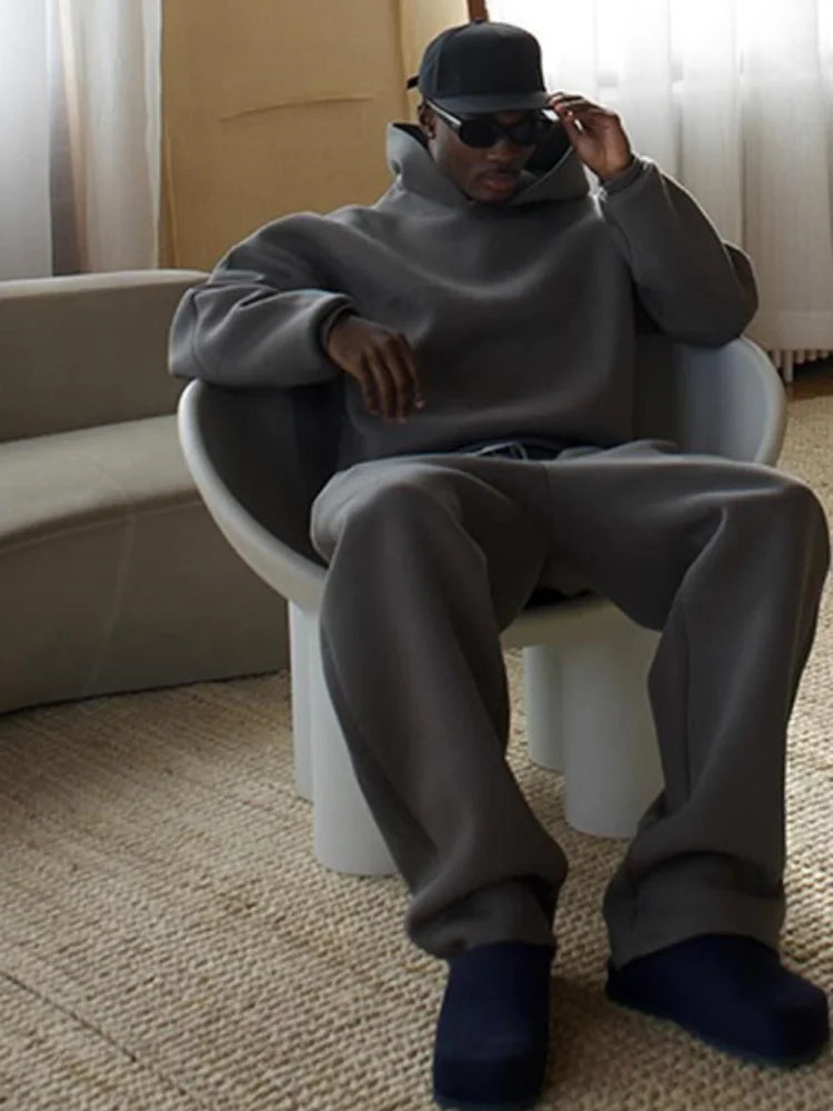 Oversized Herren-Trainingsanzug mit Hoodie & Jogginghose – Bastian