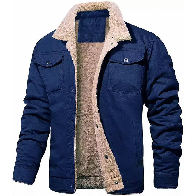 Herren Bomberjacke aus Baumwollfleece – Ewan Winter Edition