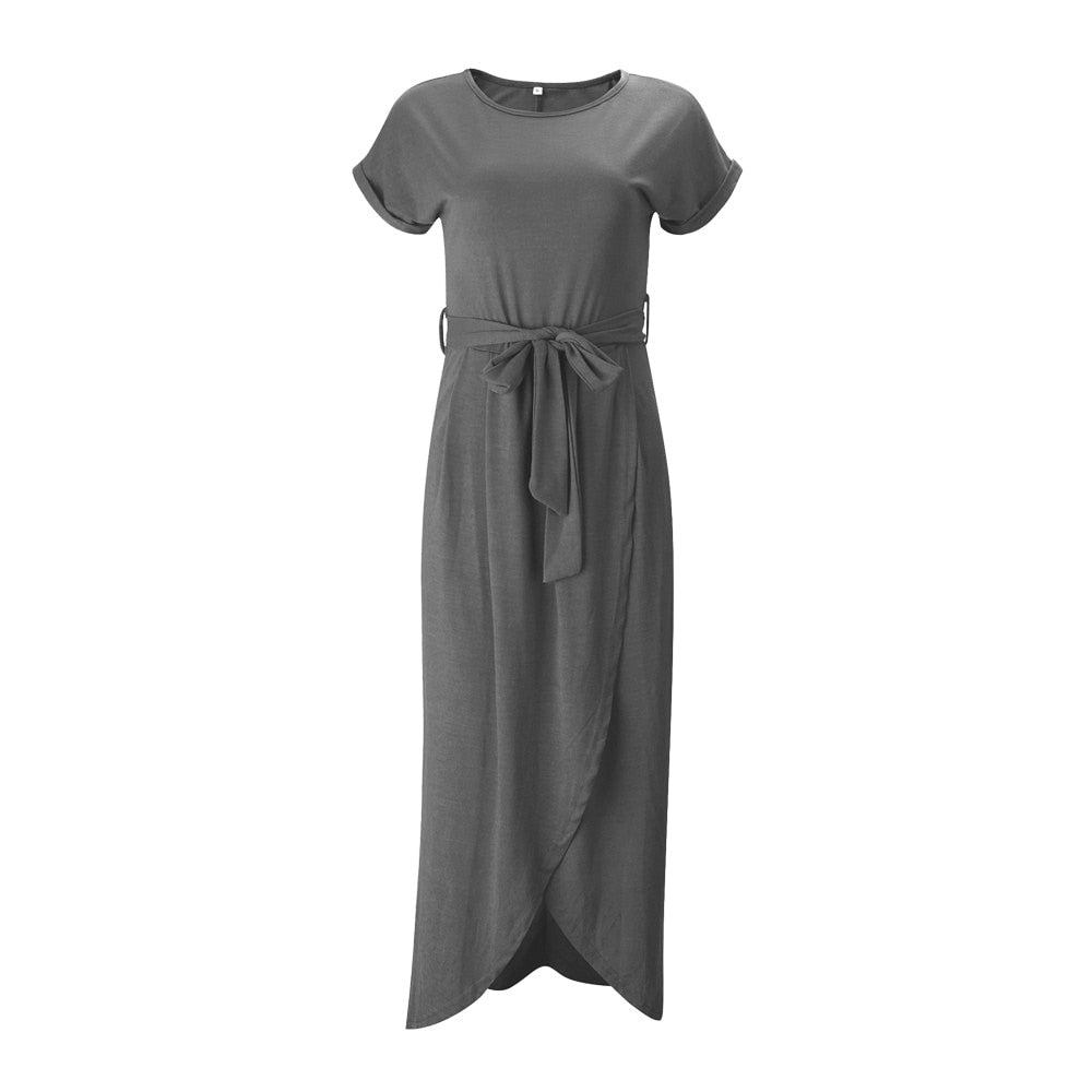 Maxi Kleid mit Schlitz - Selene