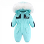 Baby-Winteroverall mit Kapuze, wasserdicht und warm gefüttert – Mila Winterzauber Edition