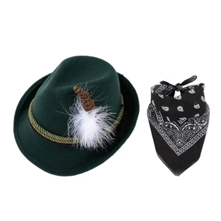 Trachten Accessoire-Set mit Hut & Schal – TrachtenHeld Oktoberfest 2025