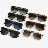 Vintage Piloten-Sonnenbrille mit Spiegelgläsern – Aerion