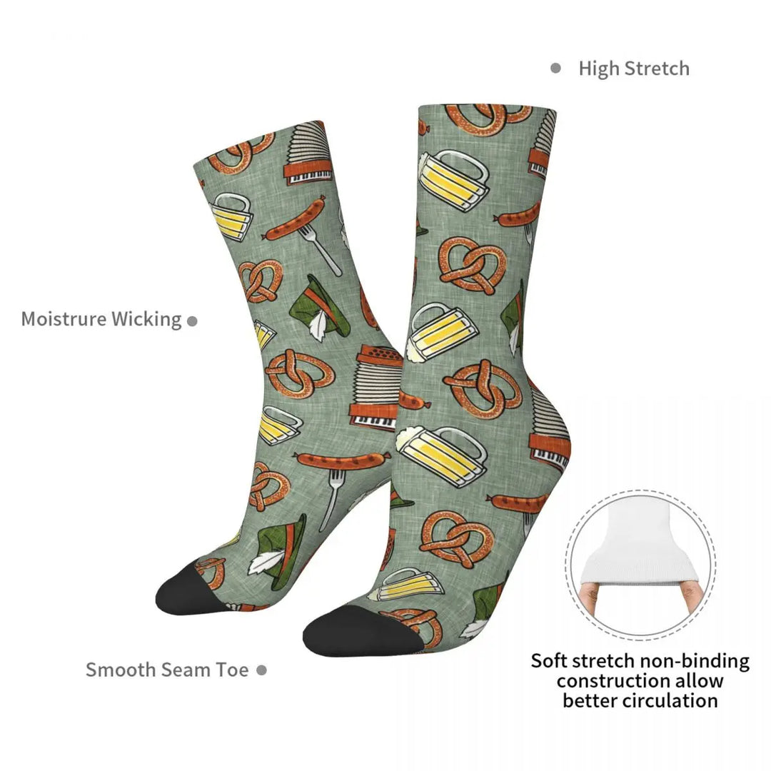 Socken mit Wiesn-Motiven (2er-Set) – FestSocken Oktoberfest 2025