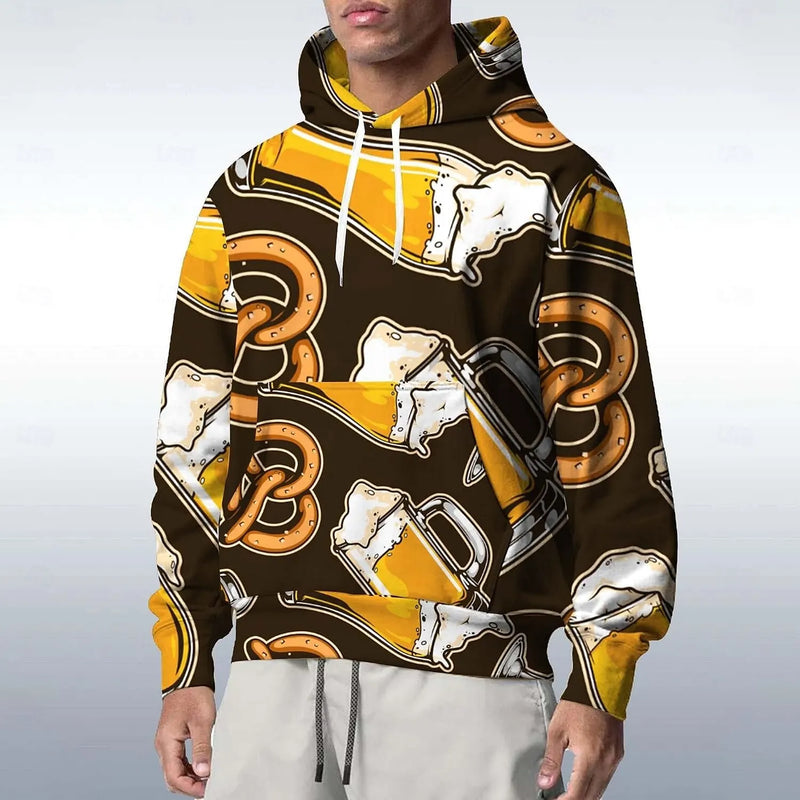 3D Bierkrug Hoodie – ProstStyle Oktoberfest 2025
