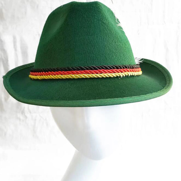 Bayerischer Filzhut mit Feder (Unisex) – TrachtenHut Oktoberfest 2025